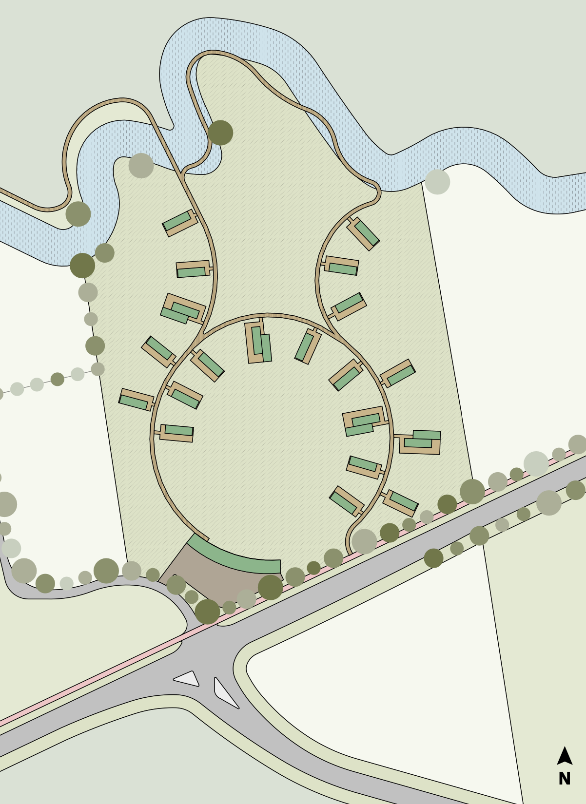 Lerchenfenster site plan