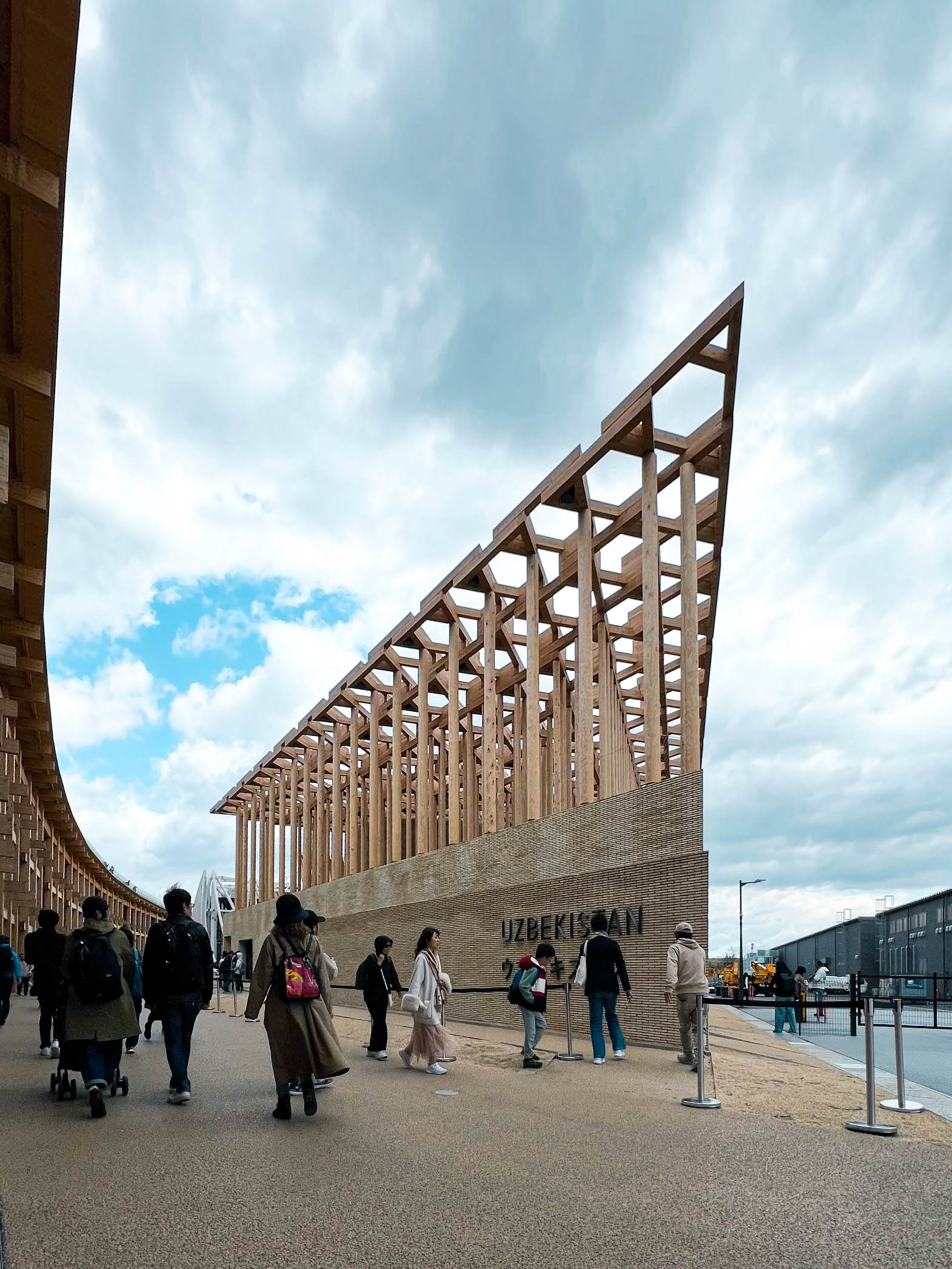 The Uzbekistan Pavilion.