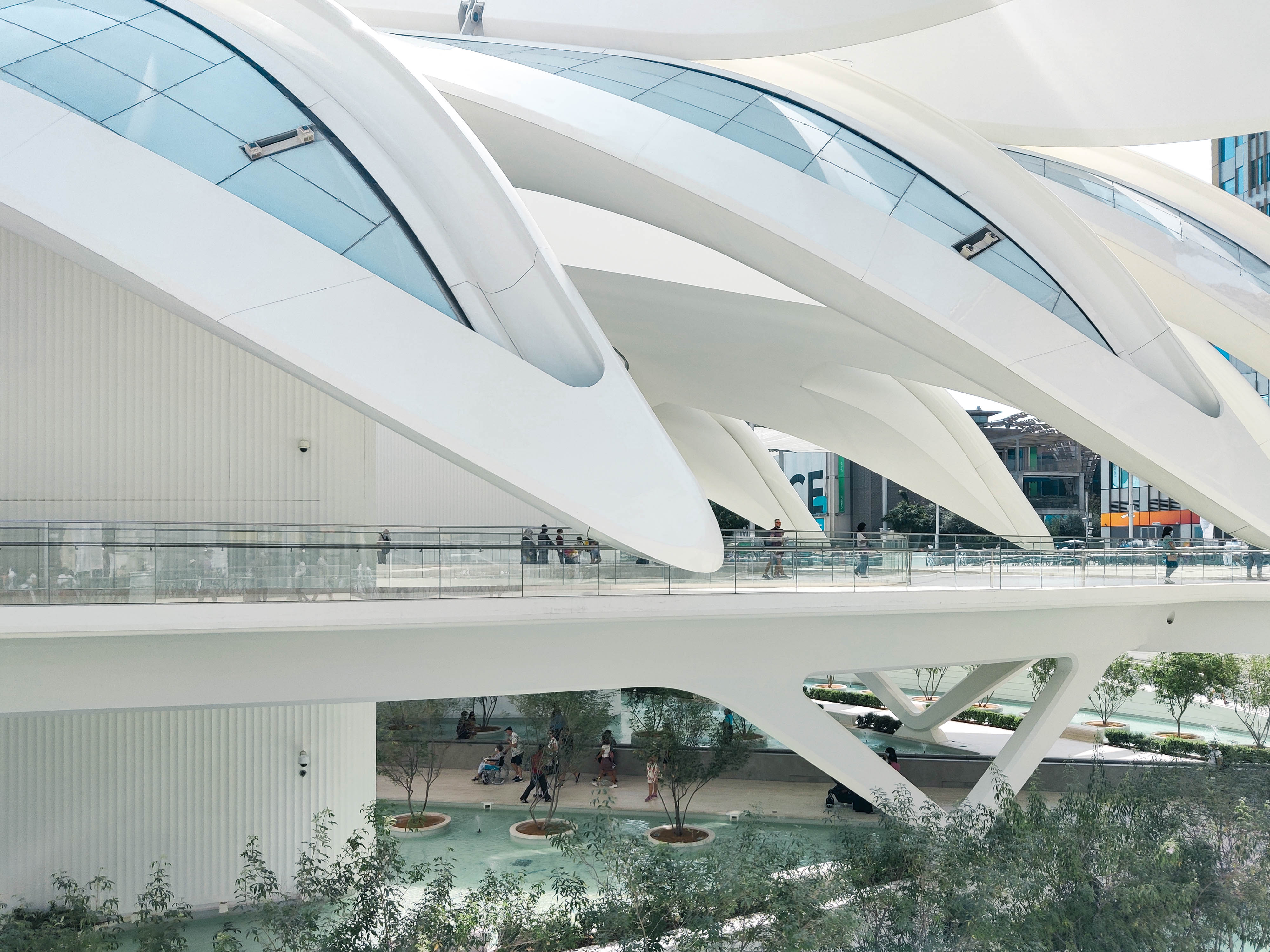 Perspectives of the UAE Pavilion.