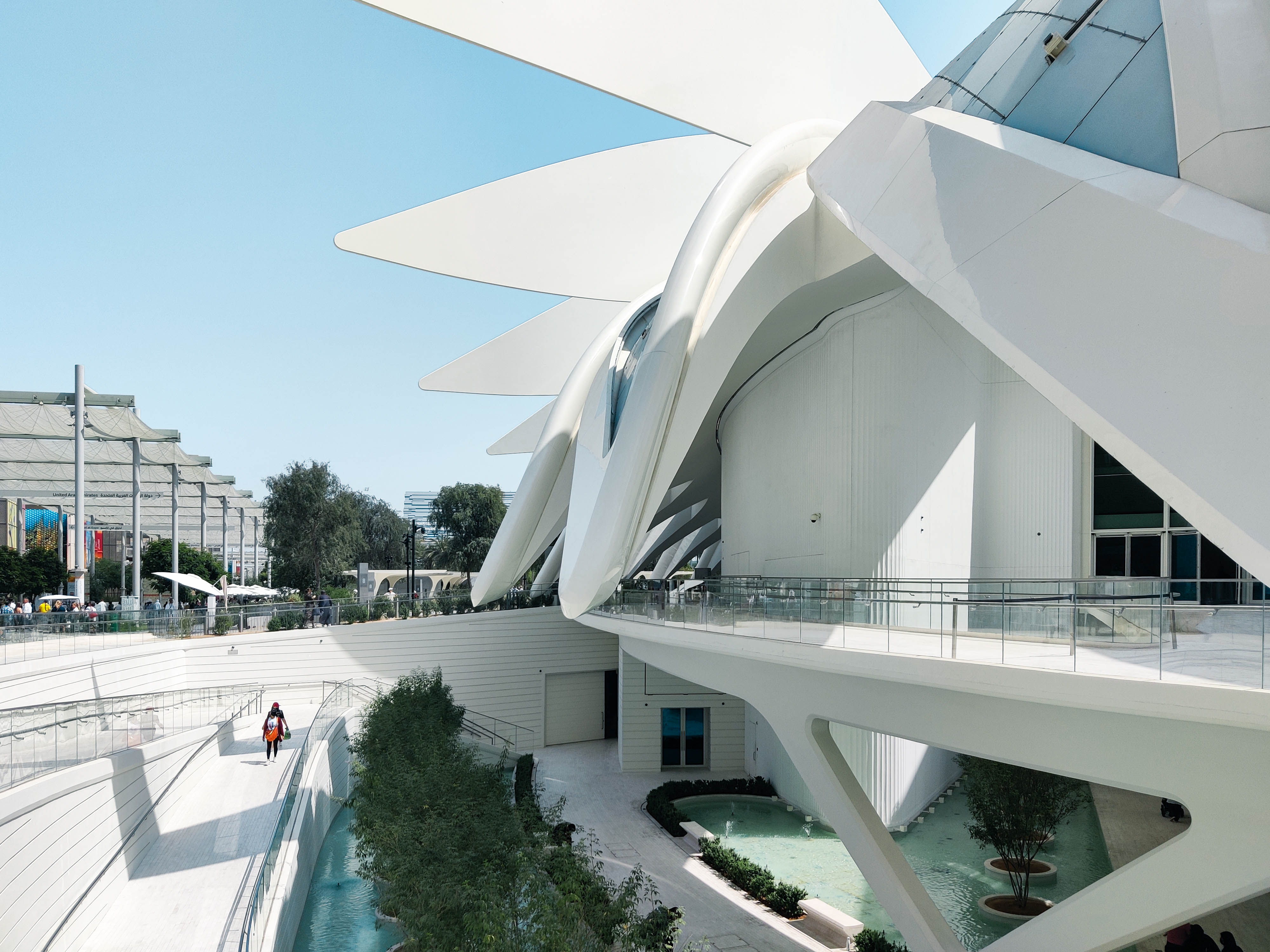 Perspectives of the UAE Pavilion.