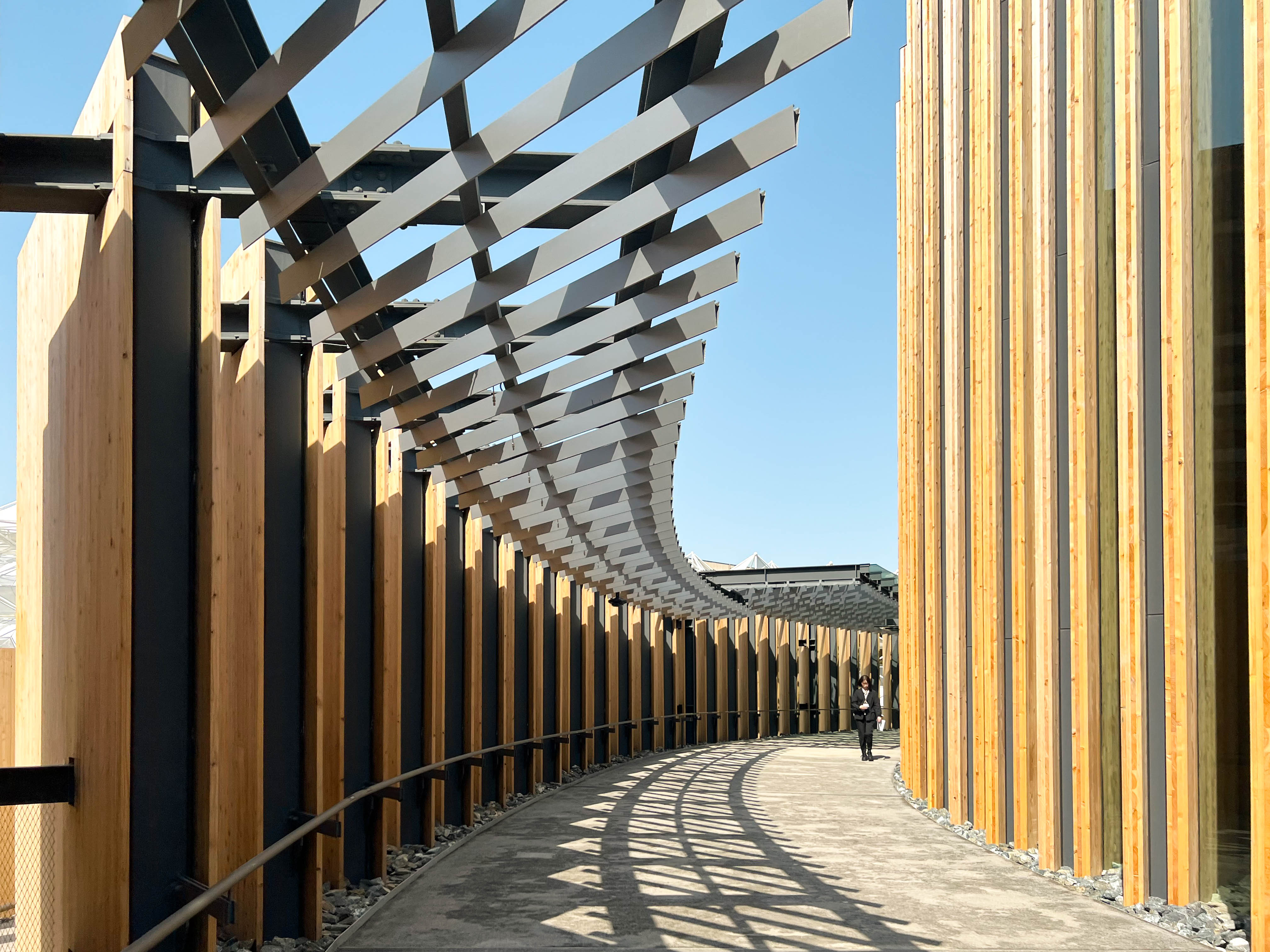 Perspectives of the Japan Pavilion.